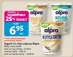 Auchan Jogurt sojowy Alpro waniliowy oferta