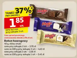 Auchan Baton twarogowy różne smaki Magija oferta