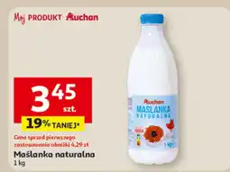 Auchan Maślanka naturalna Auchan oferta