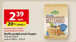 Auchan Wafle podpłomyki Kupiec bez cukru oferta