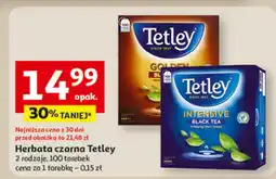 Auchan Herbata czarna Tetley oferta
