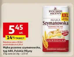Auchan Mąka pszenna szymanowska typ 480 Polskie Młyny oferta