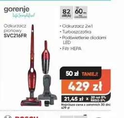 Max Elektro Odkurzacz pionowy Gorenje SVC216FR oferta