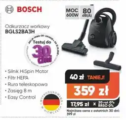 Max Elektro Odkurzacz workowy Bosch BGLS2BA3H oferta