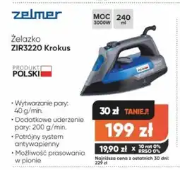 Max Elektro Zelazko Zelmer ZIR3220 Krokus oferta