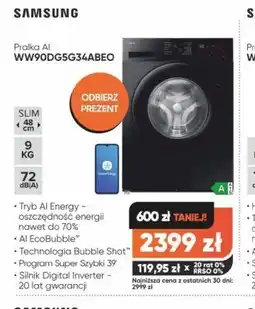 Max Elektro Pralka Samsung AI WW90DG5G34ABEO oferta