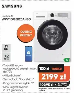 Max Elektro Pralka Samsung AI WW11DG5B25AHEO oferta