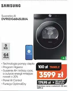 Max Elektro Suszarka AI Samsung DV9XDG6845LBU4 oferta