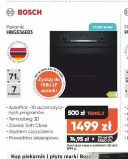 Max Elektro Piekarnik Bosch HBG536EB3 oferta