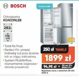 Max Elektro Chłodziarka Bosch KGN33NLEB oferta