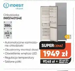 Max Elektro Chłodziarka Indesit INKS1401S4E oferta