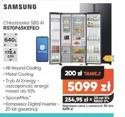 Max Elektro Chłodziarka SBS AI RS70F65KEFEO Samsung oferta