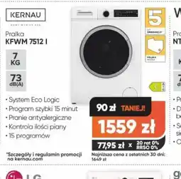 Max Elektro Pralka Kernau KFWM 7512 I oferta