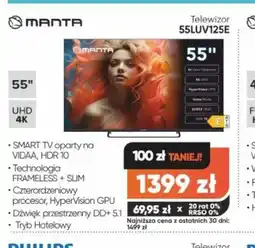Max Elektro Telewizor Manta 55LUV125E oferta