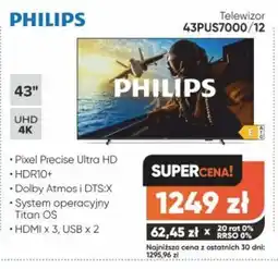 Max Elektro Telewizor Philips 43PUS7000/12 oferta