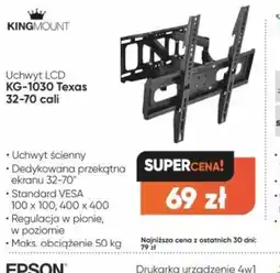 Max Elektro Uchwyt LCD KG-1030 Texas oferta