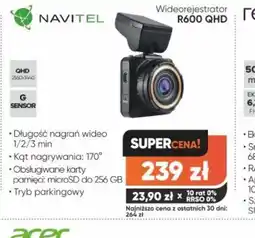 Max Elektro Wideorejestrator Navitel R600 QHD oferta