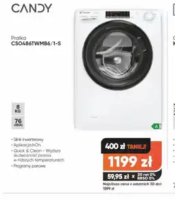 Max Elektro Pralka Candy CSO486TWB6/1-S oferta
