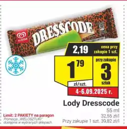 Delikatesy Sezam Lody Dresscode oferta