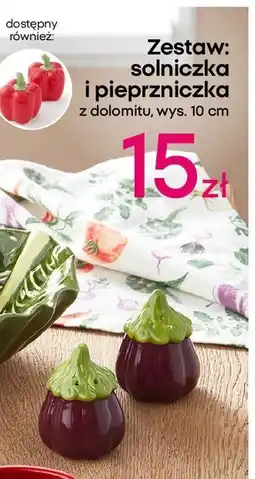Pepco Solniczka + pieprzniczka oferta