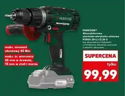 Kaufland Wiertarko-wkrętarka akumulatorowa 20 v Parkside oferta