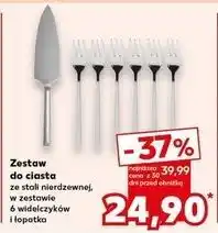 Kaufland Zestaw 6 widelczyków do ciasta i łopatka oferta