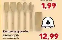 Kaufland Zestaw przyborów kuchennych z bambusa oferta