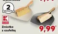 Kaufland Zmiotka + szufelka z gumką K-Classic oferta