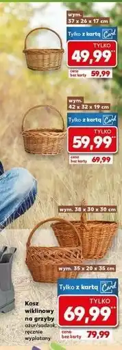 Kaufland Kosz wilkinowy 35 x 20 cm oferta