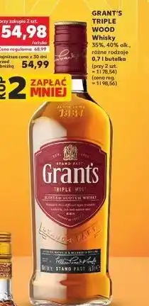 Kaufland Whisky Grant's Triple Wood oferta
