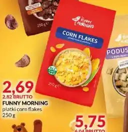 Eurocash Płatki corn flakes Funny Morning oferta
