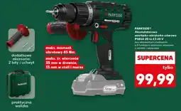 Kaufland Akumulatorowa wiertarko-wkrętarka Parkside oferta