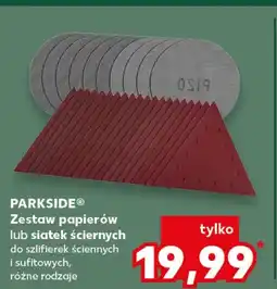 Kaufland Zestaw papierów ściernych Parkside oferta