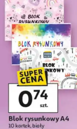 Auchan Blok rysunkowy oferta