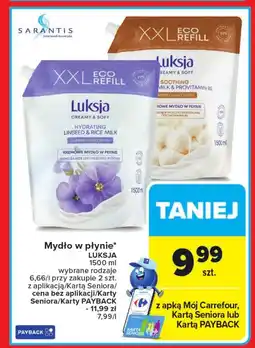 Carrefour Mydło Luksja oferta