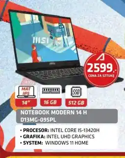 Alsen Notebook MSI oferta