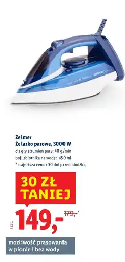 Lidl Żelazko Zelmer oferta