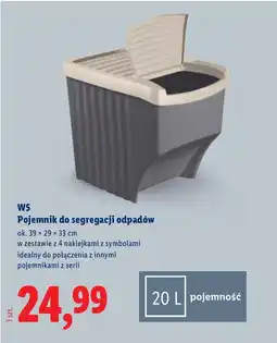 Lidl Pojemnik do segregacji odpadów W5 oferta