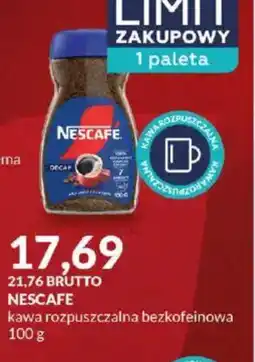 Eurocash Kawa rozpuszczalna bezkofeinowa Nescafé oferta