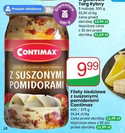 Dino Filety śledziowe z suszonymi pomidorami Contimax oferta