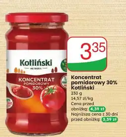 Dino Koncentrat pomidorowy Kotliński 30% oferta