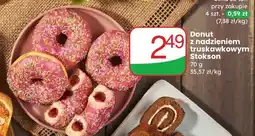 Dino Donut z nadzieniem truskawkowym Stokson oferta
