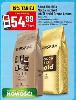 Polomarket Kawa Woseba Mocca Fix Gold/Ti Meriti Crema Aroma oferta