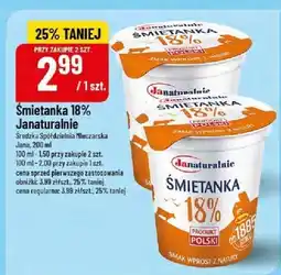 Polomarket Śmietanka 18% Janaturalnie oferta