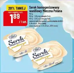 Polomarket Serek homogenizowany waniliowy Mleczna Polana oferta