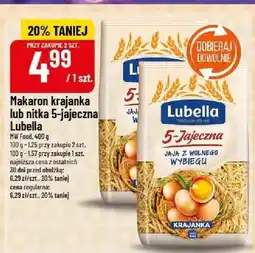 Polomarket Makaron krajanka lub nitka 5-jajeczna Lubella oferta
