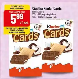Polomarket Ciastka Kinder Cards oferta