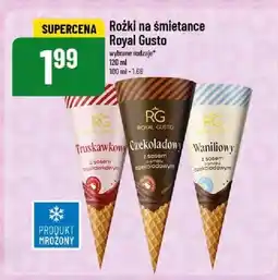 Polomarket Rożki na śmietance truskawkowy, czekoladowy, waniliowy Royal Gusto oferta