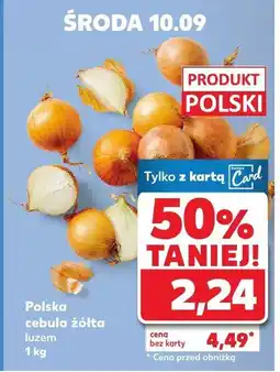 Kaufland Cebula żółta Kaufland oferta