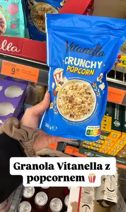 Biedronka Granola Vitanella Crunchy Popcorn oferta